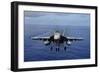 An F-A-18E Super Hornet over the Pacific Ocean-null-Framed Photographic Print