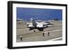 An F-A-18E Super Hornet Prepares to Launch from USS Carl Vinson-null-Framed Photographic Print