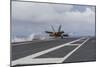 An F-A-18E Super Hornet Takes Off from the Flight Deck of USS George Washington-null-Mounted Photographic Print