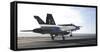 An F-A-18E Super Hornet Touches the Flight Deck of USS Nimitz-null-Framed Stretched Canvas