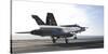 An F-A-18E Super Hornet Touches the Flight Deck of USS Nimitz-null-Stretched Canvas