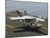 An F/A-18E Super Hornet Trap Landing on the Flight Deck of USS Harry S. Truman-Stocktrek Images-Mounted Photographic Print