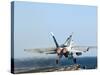 An F/A-18F Super Hornet Launches from the Flight Deck of Aircraft Carrier USS Nimitz-Stocktrek Images-Stretched Canvas