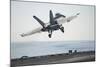 An F-A-18F Super Hornet Launches from the Flight Deck of USS Harry S. Truman-null-Mounted Photographic Print