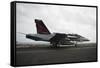 An F-A-18F Super Hornet Launches from USS Nimitz-null-Framed Stretched Canvas