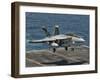 An F/A-18F Super Hornet Prepares to Land Aboard USS Eisenhower-Stocktrek Images-Framed Photographic Print