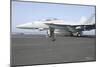 An F-A-18F Super Hornet Prepares to Launch-null-Mounted Photographic Print