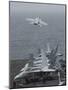 An F-A-18F Super Hornet Taking Off from USS Nimitz-null-Mounted Photographic Print