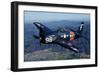 An F8F Bearcat Flying over Chino, California-Stocktrek Images-Framed Photographic Print