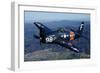 An F8F Bearcat Flying over Chino, California-Stocktrek Images-Framed Photographic Print