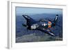 An F8F Bearcat Flying over Chino, California-Stocktrek Images-Framed Photographic Print