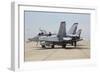 An FA-18C Hornet Being Readied for Flight at Mcas Miramar, California-null-Framed Photographic Print