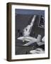 An FA-18D Hornet Taxis To the Catapult Aboard the Aircraft Carrier USS Ronald Reagan-Stocktrek Images-Framed Photographic Print