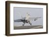 An FA-18F Super Hornet Taking Off from the Flight Deck-Stocktrek Images-Framed Photographic Print