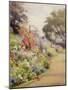 An Herbaceous Border-Harry E. James-Mounted Giclee Print