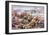 An Heroic Russian Rearguard Action in the Great Polish Retreat-Arthur C. Michael-Framed Giclee Print