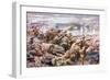 An Heroic Russian Rearguard Action in the Great Polish Retreat-Arthur C. Michael-Framed Giclee Print