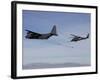 An HH-60G Pave Hawk Prepares  For Aerial Refueling from An HC-130-Stocktrek Images-Framed Photographic Print