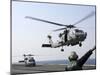 An HH-60H Sea Hawk Helicopter Takes Off from USS Ronald Reagan-Stocktrek Images-Mounted Photographic Print