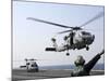 An HH-60H Sea Hawk Helicopter Takes Off from USS Ronald Reagan-Stocktrek Images-Mounted Photographic Print