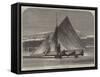 An Ice-Boat on the Neva-null-Framed Stretched Canvas