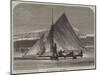 An Ice-Boat on the Neva-null-Mounted Giclee Print