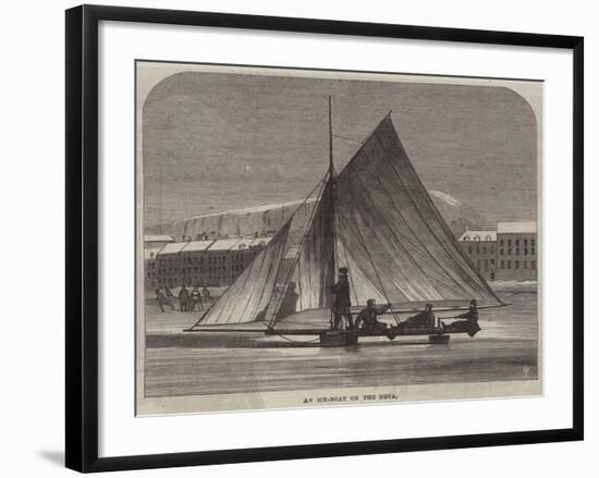 An Ice-Boat on the Neva-null-Framed Giclee Print