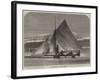 An Ice-Boat on the Neva-null-Framed Giclee Print