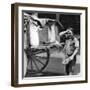 An Ice Man with His Cart, London, 1926-1927-null-Framed Giclee Print