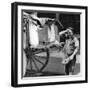 An Ice Man with His Cart, London, 1926-1927-null-Framed Giclee Print