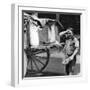 An Ice Man with His Cart, London, 1926-1927-null-Framed Giclee Print