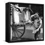 An Ice Man with His Cart, London, 1926-1927-null-Framed Stretched Canvas
