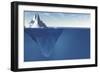 An Iceberg with Visible Underwater Surface-Goodmorning3am-Framed Photographic Print