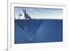 An Iceberg with Visible Underwater Surface-Goodmorning3am-Framed Photographic Print
