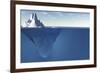 An Iceberg with Visible Underwater Surface-Goodmorning3am-Framed Photographic Print