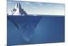 An Iceberg with Visible Underwater Surface-Goodmorning3am-Mounted Photographic Print