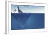 An Iceberg with Visible Underwater Surface-Goodmorning3am-Framed Photographic Print