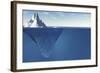 An Iceberg with Visible Underwater Surface-Goodmorning3am-Framed Photographic Print