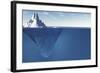 An Iceberg with Visible Underwater Surface-Goodmorning3am-Framed Photographic Print