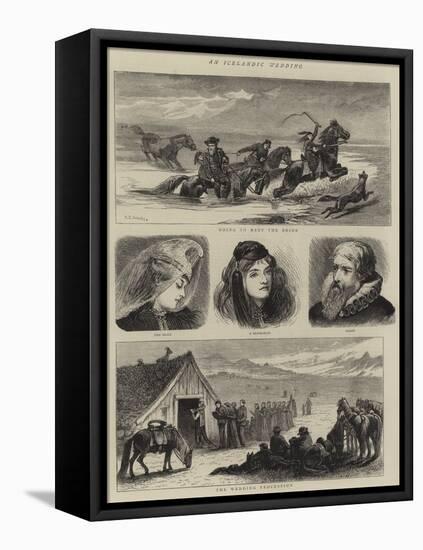 An Icelandic Wedding-Samuel Edmund Waller-Framed Stretched Canvas