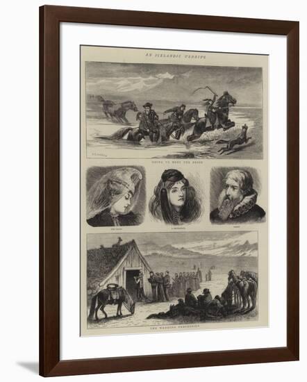 An Icelandic Wedding-Samuel Edmund Waller-Framed Giclee Print