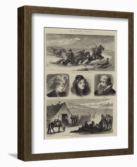 An Icelandic Wedding-Samuel Edmund Waller-Framed Giclee Print