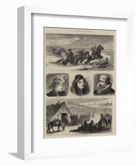 An Icelandic Wedding-Samuel Edmund Waller-Framed Giclee Print