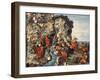 An Icon Depicting Moses Striking the Rock-null-Framed Giclee Print