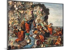 An Icon Depicting Moses Striking the Rock-null-Mounted Giclee Print