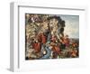 An Icon Depicting Moses Striking the Rock-null-Framed Giclee Print