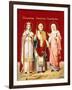 An Icon Painted on Glass Depicting Saint Nicholas-null-Framed Giclee Print