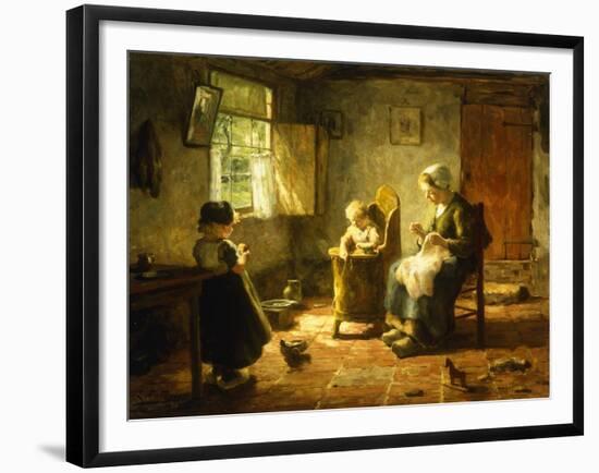 An Idle Afternoon, 1920-Evert Pieters-Framed Giclee Print