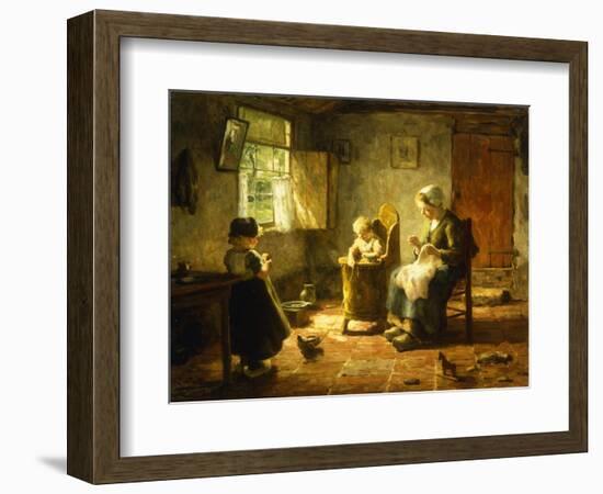 An Idle Afternoon, 1920-Evert Pieters-Framed Giclee Print