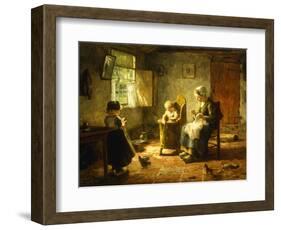 An Idle Afternoon, 1920-Evert Pieters-Framed Giclee Print